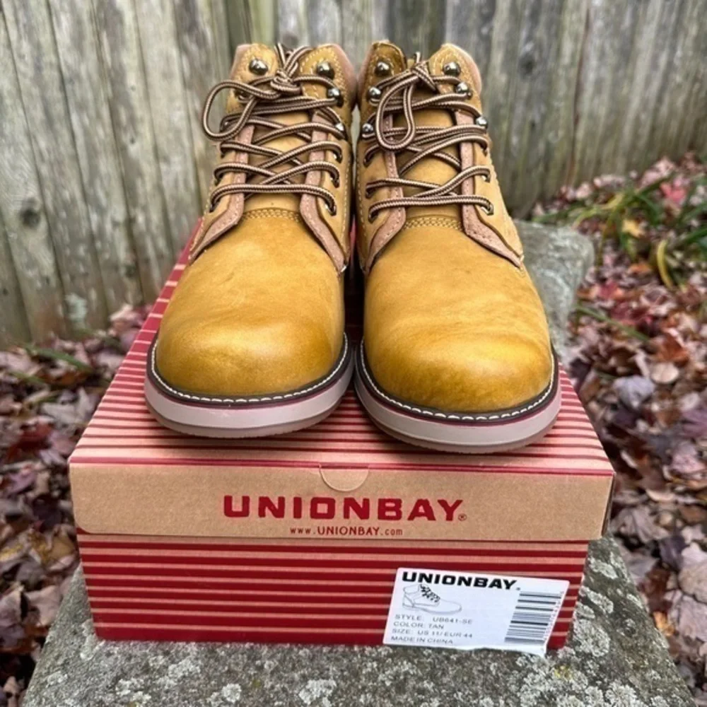 UNIONBAY Men’s Mitchell Casual Tan/Wheat‎ Boots - Size 11 (NWT)